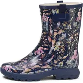 Aigle - Women's Alya Print - Rubberlaarzen 38, blauw