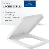 Villeroy & Boch Architectura closetzitting met deksel softclosing en quickrelea Wit
