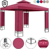Casaria Paviljoen Lorca Antraciet 3x3m UV-bescherming 50+