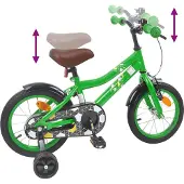 vidaXL Kinderfiets 16 Inch voor 4-6 jaar oud Groen