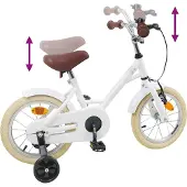 vidaXL Kinderfiets 12 Inch voor 2-4 jaar oud Wit