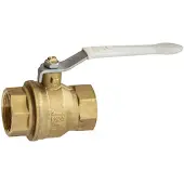 Maestrini 1 1/2´´ Brass Chromed Ball Valve Goud