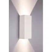 Nowodvorski Lighting Wandlamp Bergen, dimbaar, wit / opaal, Woon-/ Eetkamer, metaal, Modern, wandlamp