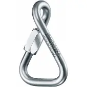 BEAL Maillon Delta Twist Karabijnhaak Zilver 9 mm