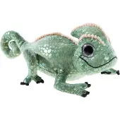 Heunec knuffel Caspar magische dieren chameleon 23cm pluche speelgoed.