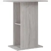 vidaXL Aquariumstandaard 60,5x36x72,5 cm bewerkt hout grijs sonoma