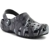 Crocs Klomp Kids Classic Camouflage Black/Slate Grey-Schoenmaat 28 - 29