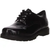 Rieker Veterschoen 'Schnürschuh Damen 45502 00 Kunststoff (Synthetik) in schwarz' zwart