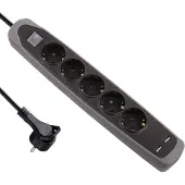 Electraline Gummy 5+2usb Stekkerdoos
