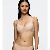 Triumph BH ' Red Label Body Make-Up Illusion Lace ' beige