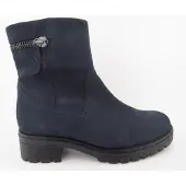 Gabor Soft Nubuk, nachtblauw, enkellaarsje, blauw: maat 35.5