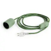 HAY Common Table lampsnoer 2,4 m Garden green