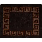 vidaXL Tapijt Runner MARSA Zwart 80 x 100 cm Polyester en PVC
