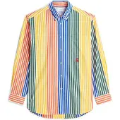 Tommy Hilfiger Overhemd azuur / geel / donkergroen / oranje