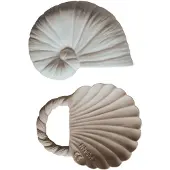 Natruba Shell+nautilus Toys Set 2 Units Beige