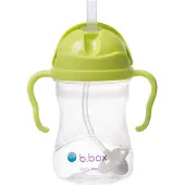 Bbox Drinkfles met rietje - Baby Sippy Cup - Drink Vanuit Elke Hoek - Klapdeksel - Verzwaard Rietje - Lekvrij en Eenvoudige Grip - BPA-vrij - Vaatwasserbestendig - Vanaf 6+ Maanden - 240 ml