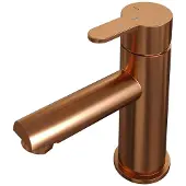Brauer Copper Edition Lage Opbouw Wastafelmengkraan Model D Koper Geborsteld PVD