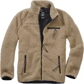 Brandit Fleece jas camel / zwart