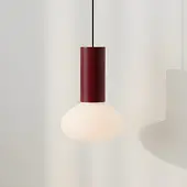 Aldex Hanglampe , Flo, dimbare, Rood, Woonkamer, Metaal, Designer