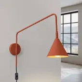 Sollux Wandlampe , LYS, Roestbruin, Woonkamer, Metaal, Scandinavisch