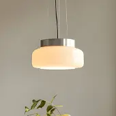 Aldex Hanglampe , BonBon, dimbare, Beige, Eetkamer, Glas, Designer