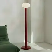 Aldex Design vloerlamp Flo, rood, Woon-/ Eetkamer, metaal, Design, vloerlamp