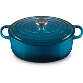 Le Creuset Braadpan Ovaal Signature 'Deep Teal' ø29cm / 4.7L