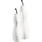 Asa selection Olie-/azijnfles Grande Waved White 1,1 L