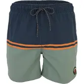 Rip Curl Zwemshorts 'COMBINE VOLLEY' marine / lichtgroen / donkeroranje