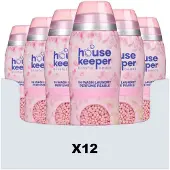 Housekeeper 12x Geurparels Roze 28 Wasbeurten 480 Gram