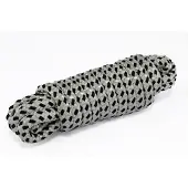 Hollex Landvast met polyester mantel en PP kern - wit/zwart