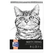 Oxford Schetsboek A3, 50 Vel, Spiraalbinding, Zuurvrij Papier 90 g/m²