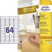 Avery L6021REV-25 printeretiket
