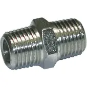 MECAFER Aansluiting 1/4 inch mannelijk - 1/4 inch mannelijk