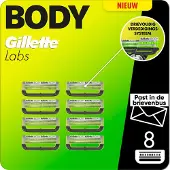 Gillette Labs Body Intimate Scheermesjes - 8 stuks - van