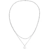 Elli - Elli Halsketting Dames Platen Hanger Basis 2-laags in 925 Sterling Zilver Kettingen