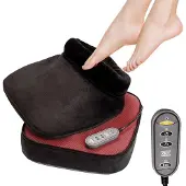 Elektrisch Voetmassageapparaat met Shiatsu - 2-in-1 Massageapparaat met Warmtefunctie - Voetenzak - Voetenwarmer met Afstandsbediening - Zwart