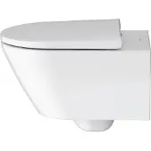 Duravit D-Neo wandtoilet met zitting 37x54x40cm Wit Hoogglans