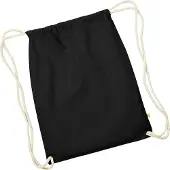 Westford Mill Earthware - Sac avec cordon de serrage (13 litres) (Taille unique) (Noir) - UTBC3351
