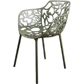 DS4U - Cast magnolia stoel met arm avocado