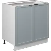 Vicco Keukenonderkast Fame-Line Licht blauw-grijs/Wit 80 cm zonder werkblad, Model 50736