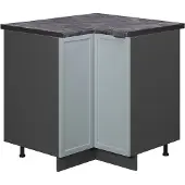Vicco Hoekkast Fame-Line Licht blauw-grijs 80.5 cm , WB Antraciet, Model 50675