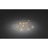 Konstsmide 1461-160 Micro-lichtketting Binnen werkt op batterijen Aantal lampen 40 LED Warmwit Verlichte lengte: 3.9 m Timer
