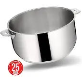 Lagostina Salvaspazio Steelpan Lagoseal Hoogwaardig Chroomnikkelstaal 18/10 - 18 cm