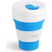 Nils Camp Opvouwbare Siliconen Drinkbeker 475 ml - Ideaal voor School & Reizen