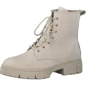 Tamaris Veterboots wit Leer 172103 Maat 41