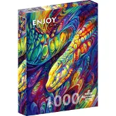 Enjoy Regenboogslang Puzzel 1000 Delen 1 St