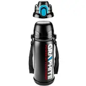 Graphite Reise-Thermoskanne Graphit GD04 0,8 l Schwarz