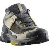 Salomon - Heren wandelschoenen - X Ultra 5 M Monument / Turbulence / Spicy Mustard voor Heren - Maat 9 UK - Grijs