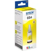 Epson inkt, geel, T664, 70 ml. Artikelnummer: T6644